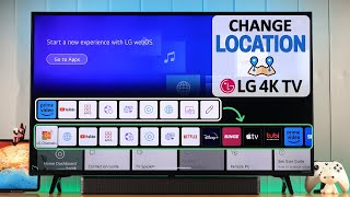 LG Smart TV How to Change Location To Install Extra Apps Service Country [upl. by Santos844]