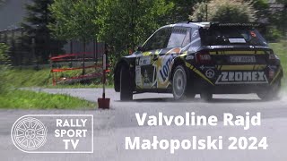 Valvoline Rajd Małopolski 2024  FLAT OUT amp MATULKA CRASH [upl. by Herb]