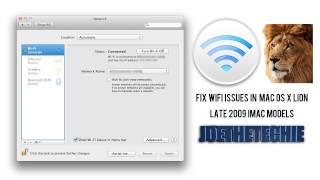 FIX WiFi Issues in Mac OS X Lion [upl. by Nahtiek]