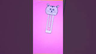 DIY BOOKMARK  PAPER BOOKMARK  ORIGAMI  CUTE STATIONARY shorts youtubeshorts  KRAFTZ LAND [upl. by Orenid]