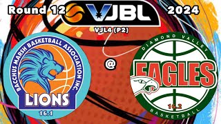 VJBL Bacchus Marsh Lions 161  Diamond Valley Eagles 162 [upl. by Kunz]