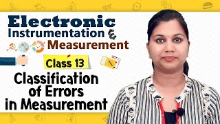 Classification of Errors  Principles of Measurement  Electronic Instruments and Measurements [upl. by Yeliak]