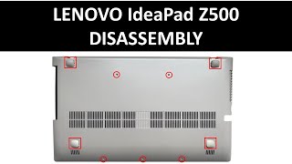 Lenovo Ideapad Z500 Disassembly  Démontage Lenovo Ideapad Z500  LA9063P [upl. by Akeit]