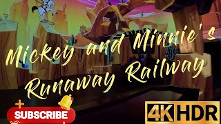 MICKEY amp MINNIES RUNAWAY RAILWAY TOONTOWN DISNEYLAND PARK CA  NEW RIDE 2023 [upl. by Nitza]