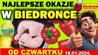 BIEDRONKA  Oferta Promocyjna od Czwartku 18012024  Najlepsze do kupienia [upl. by Simson469]