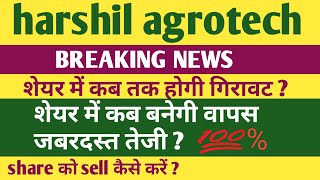 harshil Agrotech share latest news today । harshil Agrotech share analysis today [upl. by Atinar]