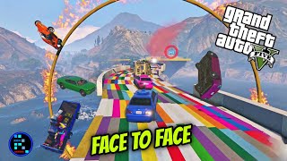 GTA V  Face To Face Colorful Super Funny Mode [upl. by Dallas]