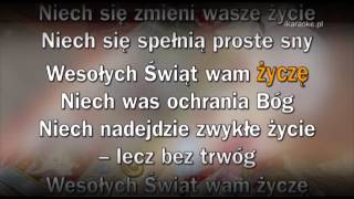 Pastorałka  Wesołych Świąt Wam życzę karaoke [upl. by Aziza]