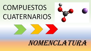 Compuestos Cuaternarios Sales ácidas y básicas Nomenclatura [upl. by Jowett]