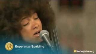 Esperanza Spalding  Nobel Peace Prize Performance [upl. by Mortie]