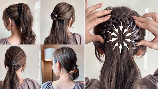 Vintage Geometric Retractable Hair Loops Demo 2021 EASY AND COMFORTABLE TO USE [upl. by Fates]