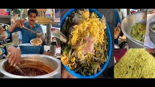 KING OF TARRI POHA RAJKALA ROAD WARDHA  FAMOUS POHEWALA IN WARDHA  INDIAN STREET FOOD [upl. by Anitak]