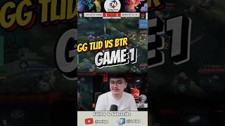 TIM LIQUID VS BTR GAME 1 final lower bracket mpl s14 mobilelegends mlbb btr tlid [upl. by Crescen]