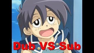 YuGiOh GX Belowski  Dub VS Sub  Mokeo Motegi [upl. by Atrahc331]