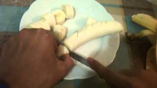 Recette banane au lait  Dessert banane lait [upl. by Damali]