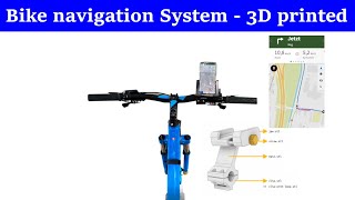 3D printed bike mount for Komoot Navi with Mobile Phone [upl. by Abba]