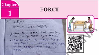 8th Class Physics 1FORCE full question and answers [upl. by Ariuqahs]