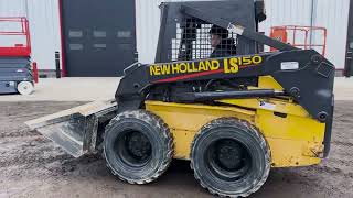 2002 New Holland LS150 Skid Loader [upl. by Notlrak715]