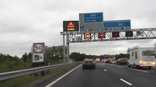 Driving On The M5 M42 amp M6 Motorways From Worcester To Catthorpe Interchange UK [upl. by Duntson]