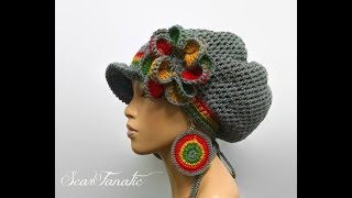 How to add a drawstring to a crochet hat to make it adjustable [upl. by Ahseiyn]