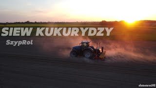 Siew kukurydzy 2024  VADERSTAD TEMPO T6  NEW HOLLAND T7315 HD BLUE POWER  QQ24 [upl. by Araek]