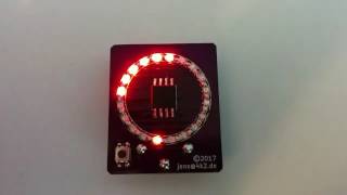 ATTiny45 charlieplexed LED circle [upl. by Olli395]