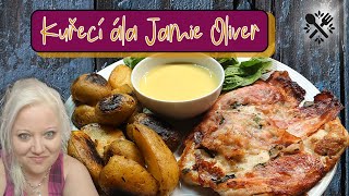 Kuřecí prso ála Jamie Oliver bazalka slanina parmezán nebe v hubě [upl. by Elehcir]