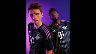 Le nouveau maillot extérieur du Bayern 🇩🇪 Munich pour la saison prochaine 🖤💜💚 [upl. by Eanore]