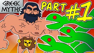 Some Stuff Heracles Did Pt1  Greek Mythology Explained [upl. by Siugram]