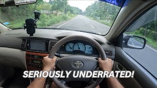 Toyota Corolla full send  Pov driving Revmatching [upl. by Eberhard]