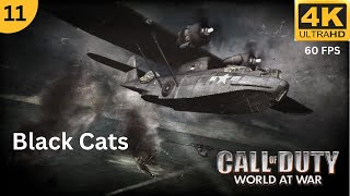 Call of Duty World at War Mission 11 Black Cats quot4K Graphics 60FPSquot  Black Cats COD World at War [upl. by Faustine589]