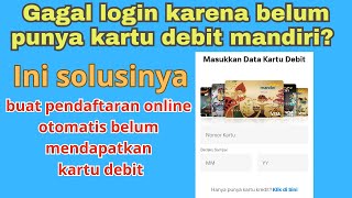 Cara Login di Livin by Mandiri Tanpa Kartu Debit atau Atm [upl. by Umeko]