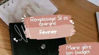 🤍Février  remplissage S1 et les épargnes [upl. by May]