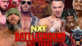 Conglomeration vs Top Flight AEW Trios Tag Team Championship NXTAEW Battleground Las Vegas [upl. by Naoh]