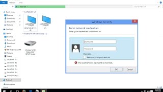 How to Fix Enter Network Password Credentials in Windows 10817 Easy [upl. by Hurlow]