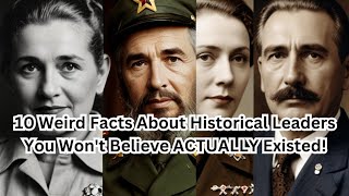 10 Weird Facts About Historical Leaders You Wont Believe ACTUALLY Existed [upl. by Siloum478]