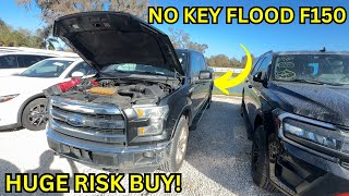 Ivan Wins a Flooded F150 W No Key Huge Risk of a Locked Up Engine [upl. by Ayyn]