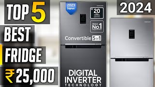 Top 5 best refrigerator under 25000 in india 2024  Best double door refrigerator 2024 under 25000 [upl. by Hayimas]