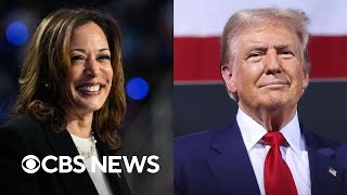 Harris widens lead against Trump in new poll following the debate [upl. by Airdnahs4]