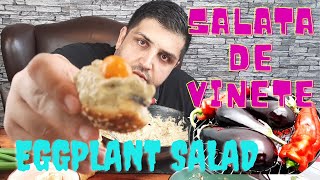 Salata de Vinete  cu maioneza  Baba Ganoush  with HomeMade Mayo  easy recipe [upl. by Linneman]