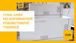 Veľkoformátové tvárnice Jumbo urýchlia výstavbu  Ytong [upl. by Brodsky730]