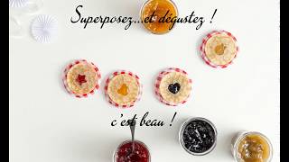 Recette BabyCrêpes à la Confiture Bonne Maman [upl. by Enahpets]