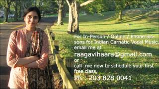 Carnatic Music LessonsMamava Raghurama by Gayatri [upl. by Roth293]