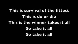 Eminem Survival Lyrics [upl. by Wassyngton]