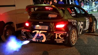 PURE GROUP B GROUP A WRC CAR SOUND LAUNCH CONTROL and FLAMES 13° Rally legend 2015 [upl. by Neeuq126]