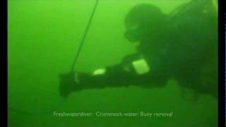 Crummock water short dive to remove buoy [upl. by Avek]