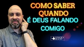 COMO SABER QUANDO É DEUS FALANDO COMIGO  Profeta Vinicius Iracet Ao vivo [upl. by Eikceb448]