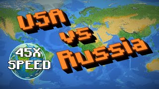 USA vs Russia  Worldbox Timelapse [upl. by Jordon]