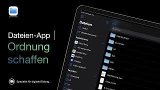 Dateien App  iPad only [upl. by Ahsita]