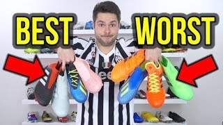 RANKING EVERY ADIDAS FOOTBALL BOOT FROM BEST TO WORST [upl. by Kohsa]